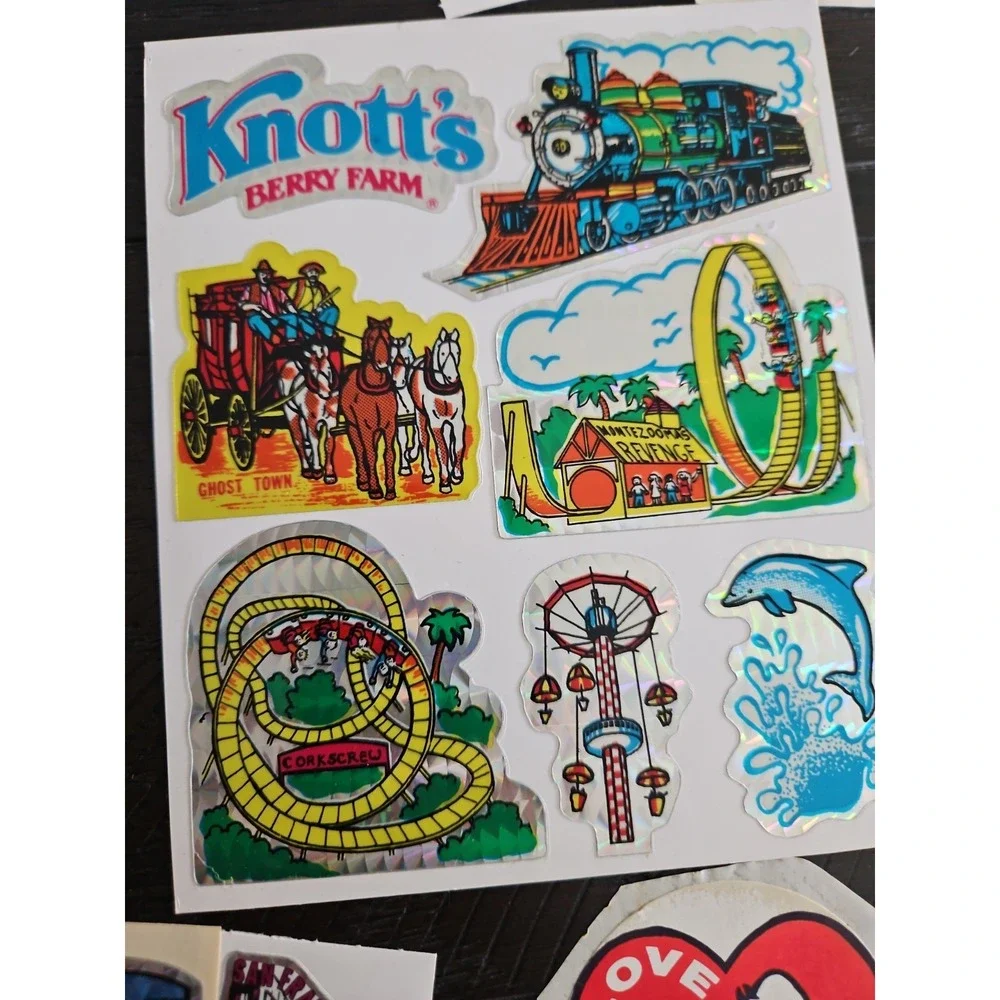 Vintage USA Travel Luggage Sticker Collection Huge Lot Of 167 Some Sheets